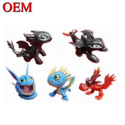 China Plastic Mythical Creatures Toys Animal Figures Cartoon Dragon 3D Model Plastic Figure for sale