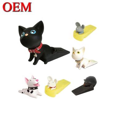 China Factory OEM Design Made Plastic Stopper Cartoon Door Stopper for sale