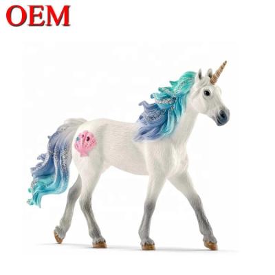 China Hecho a medida Bonitos juguetes de resina 3D de caballos hechos de resina de animales Escultura de figura en venta