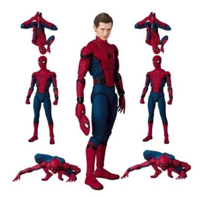 China Personalizado de alta calidad 15cm Hombre Araña juguetes Tom Holland PVC Action Figure Spiderman Colección juguete con caja en venta