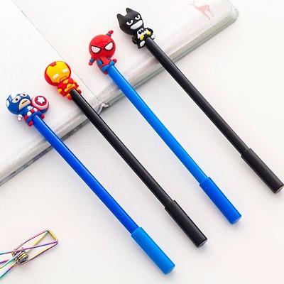 China Custom Cool 3D Cartoon Figure Toy Ballpoint Pen Head Toppers Kids Toy Ball Pen for sale