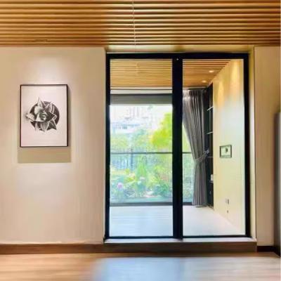 China Aluminum Alloy Frame Insect Barrier Free Screen Door White/Brown/Bronze for sale