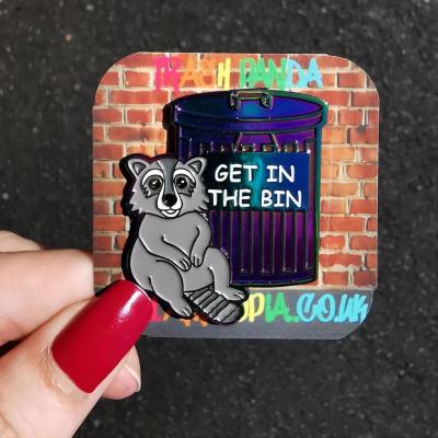 China Plated Bear Colorful Soft Enamel Pins Badges With Back Card 1mm To 10mm for sale