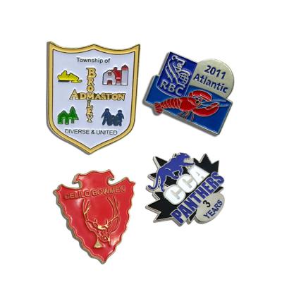 China Customized Lapel Pin Badges With No MOQ Pantone Color/CMYK/Customized OPP Bag/Gift Box/Velvet Bag/Customized for sale