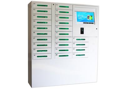 China Museum / Library Secure Phone Charging Station with 24 Secured Safe Doors for sale