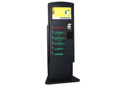China 19 Inch Touch Screen Mobile Cell Phone Charging Station With Digital Lockers Network Digital Signage for sale