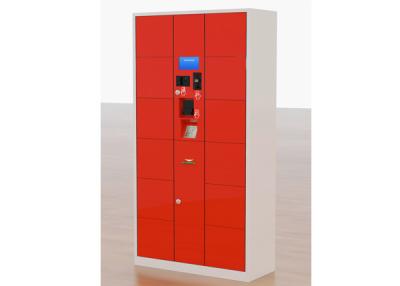 China Pin Code Operated Steel Electronic Luggage Lockers for Shopping Mall Supermarket for sale