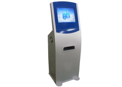 China Multimedia Smart Touch Screen Self Service Kiosks with A4 Size Paper Laser Printer for sale