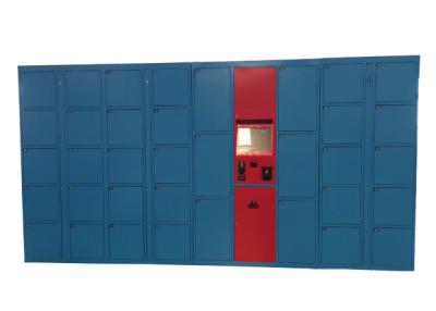 China Network Remote Control Management Luggage Lockers , Pincode Overnight Steel Storage Locker for sale