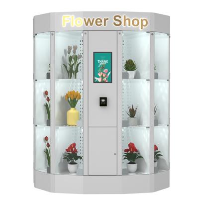 China 24 horas de flor automática do autosserviço que vende o cacifo para o florista à venda
