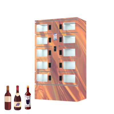 China Winnsen Wine Bottle Refrigerated Locker 24 Hours Smart With Customized Doors for sale