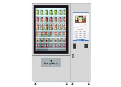 China Belt Conveyor Fresh Fruit Salad / Lunch Box / Vegetable Vending Machine FCC for sale