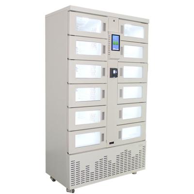 China Automatic Cooling Vending Locker With Credit Card Cashless Payment For Cakes Vegetables for sale