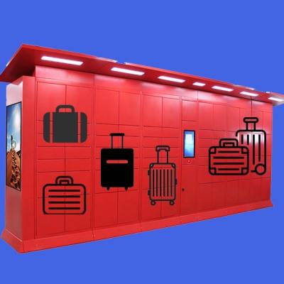 China 7/24 Hours Metal Waterproof Airport Smart Parcel Locker Credit Card Payment Parcel Delivery Cabinet Locker For Sale for sale