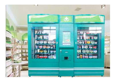 China La medicina de las máquinas expendedoras de la farmacia en venta droga con la pantalla de los anuncios en venta