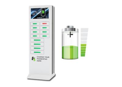 China Commercial Mobile Phone Charging Kiosks for Cafe , 22'' Touch Advertising Screen for sale