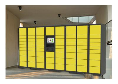 China Electronic Storage Luggage Lockers With Coin / Bill / Credit Card Payment Model for sale