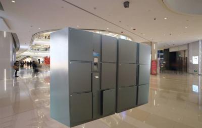 China Indoor Use Smart Package Delivery Locker Suitable For Logistics Company And Staff Login for sale