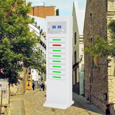 China 8 Bay Cell Phone Charging Locker Charging Kiosk Charging Station for sale