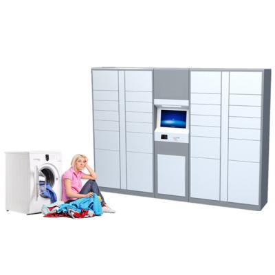 China 24/7 armario elegante del servicio de lavadero del servicio de la limpieza en seco de los sistemas automáticos del armario para el apartamento de la escuela en venta