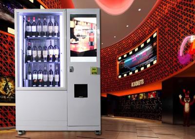 China máquina de venda automática combinado do azeite da garrafa do espírito do álcool da cerveja do champanhe do vinho espumante com controlo a distância à venda