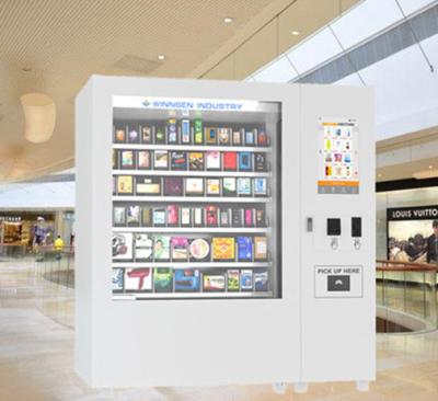 Chine casier cosmétique de distributeurs automatiques de mini de marché café de thé avec l'affichage d'écran tactile de 22 pouces à vendre