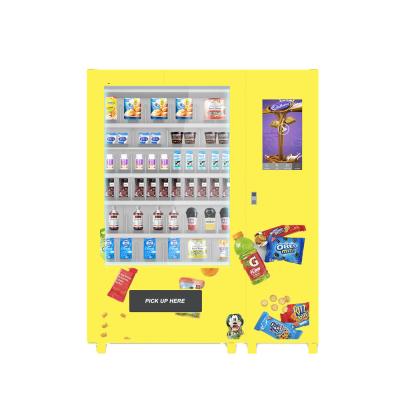 China Anti Theft Auto Mini Mart Vending Machine Kiosk For Drinks Snacks for sale