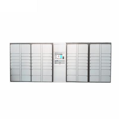 China Coins Bills Operated Electronic Durable Metal Storage Doors Luggage Lockers Airport Rental Locker For Public for sale