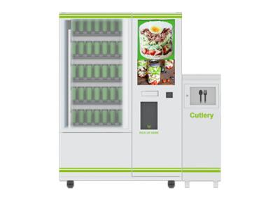 China High End Smart Conveyor Belt Salad Vending Machine , Fruit Vending Locker With Lift for sale