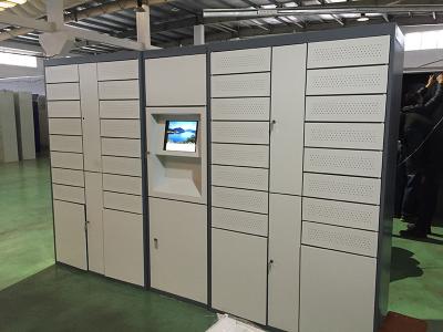 China Electronic Storage Luggage Lockers , Airport Lockers PIN Code Barcode Access for sale