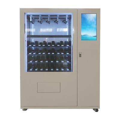 China Multi Languages Healthy Food Vending Machine For Nutrition Salad / Cupcake for sale