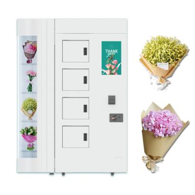 China European Standard 24 Hours LED Bouquet Vending Machine for sale