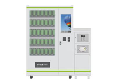 China Máquina de venda automática nacional do alimento imediato e da salada com sistema de refrigeração, personalização à venda