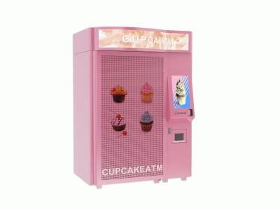 China Small Automated Cupcake Snack Vending Machine With Elevator Lift Touch Screen for sale