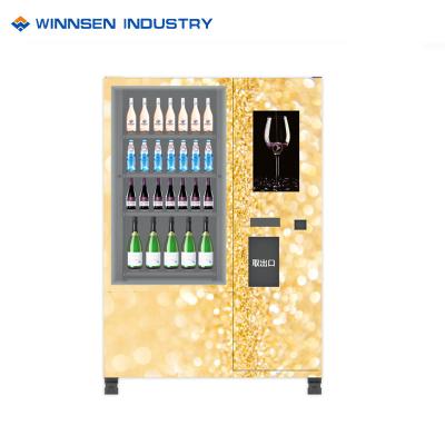 China Red Wine Vending Machine With Touch Screen And Smart System, Remote Control Is Suitable For Selling Fragile Items for sale