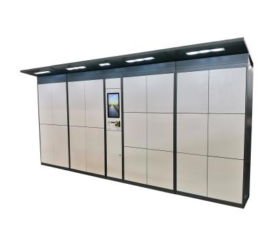 China Convenient Baggage Locker Electronic Parcel Delivery Locker 7/24 Non Stop Service Non-touch use for sale