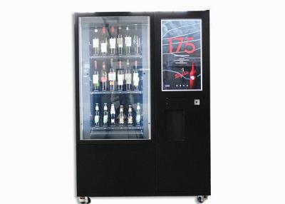 China A garrafa automática do champanhe da cerveja do vinho espumante da grande tela do autosserviço pode máquina de venda automática para o equipamento da segurança à venda