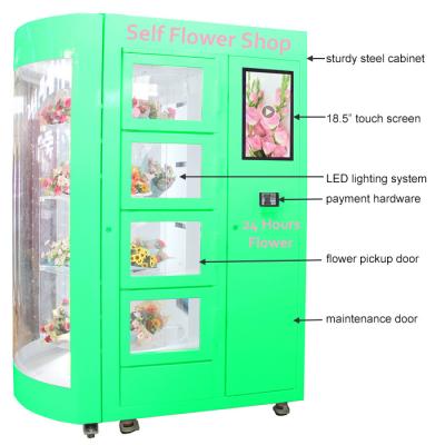 China 2022 New Model Fresh Flowers Vending Machine Factory Direct Sell Full Pro Automatic Bouquets for sale