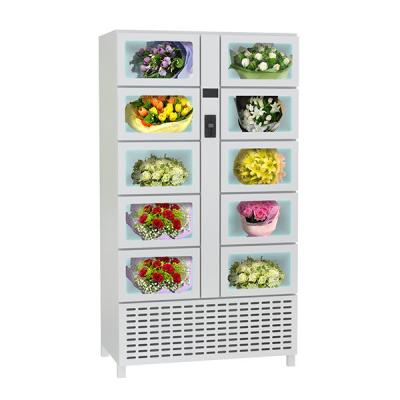 China Smart Flower Delivery Locker Cold Storage With Refrigeration And Remote Control for sale
