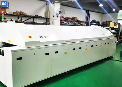 China Lead Free Hot Air SMT Reflow Oven Profuctioin Line Built In UPS for sale
