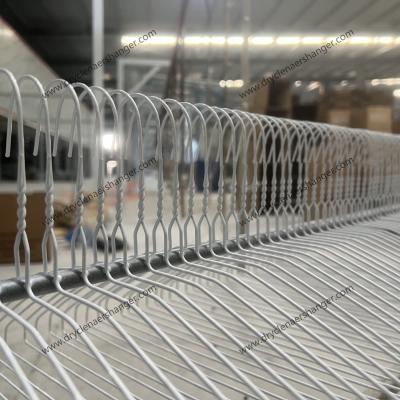 China 16' 14.5guage Laundry Wire Hanger Powder Coated Steel Branco à venda