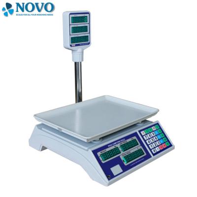 China High Resolution Digital Pricing Scale , Digital Computing Scale External Digital Calibration for sale