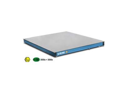 China Low profile electronic platforms with removable chequered loading plate for sale