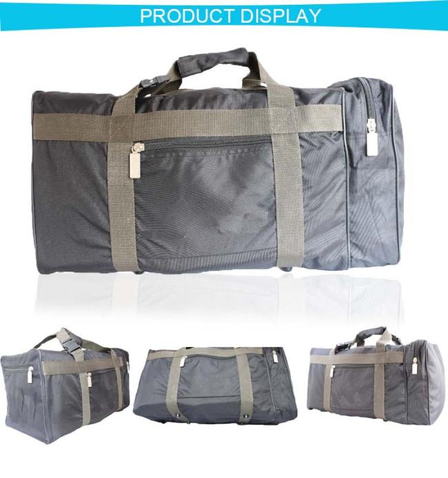2016 China Manufacture Large Foldable Weekend Sports Canvas Travel Duffel Bag Luggage Bags Travel
