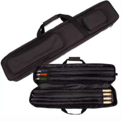 China Soft Custom Sports Bags Pool Cue Carrying Case For 2 Sticks Games for sale