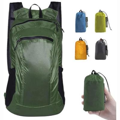 China Outdoor Travel Hiking Foldable Water Resistant Packable Backpack Lightweight for sale