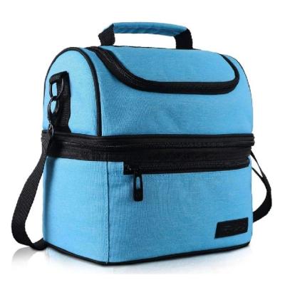 China Polyester Insulated Lunch Bag Large Cooler Tote Bag Waterproof for sale