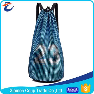 China Men'S Custom Sports Bags Basketball Training Nylon Drawstring Bag Backpack for sale