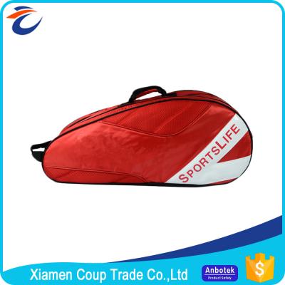 China Oxford Fabric Materials Badminton Racket Bag Accommodate 3 - 6 Badminton Racket for sale