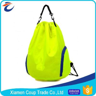 中国 Ecoの友好的な洗濯できる着色されたドローストリング袋/体育館袋ドローストリング袋 販売のため